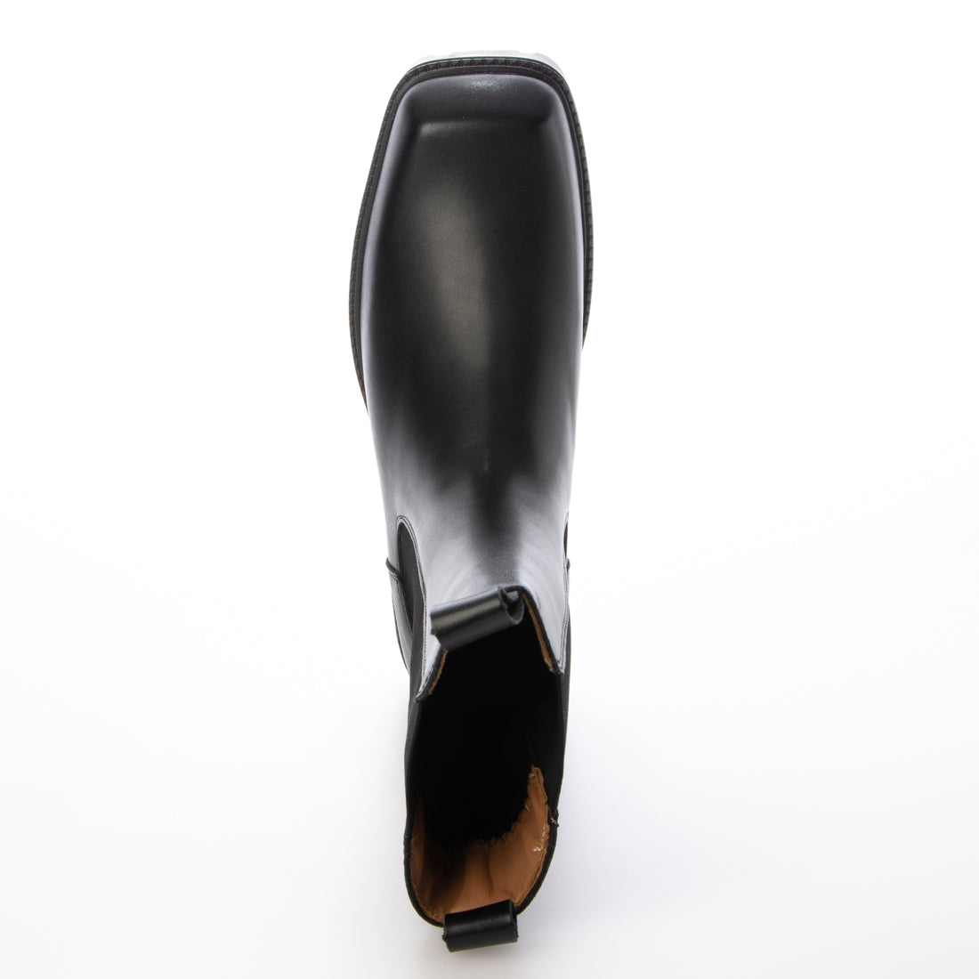 endevice tank sole square toe side gore chelsea boots