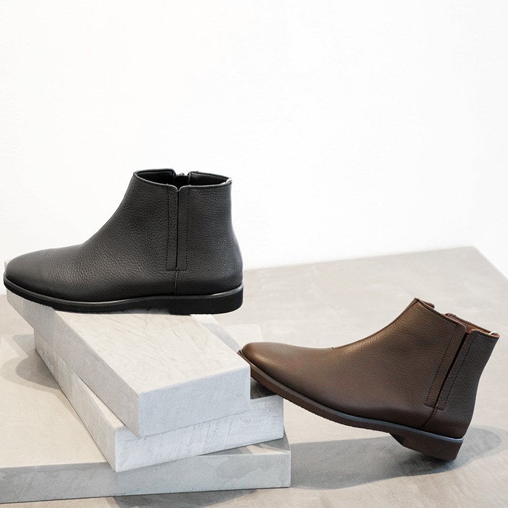 En Ashinaga Ojisan EN Waterproof | Plain Short Boots