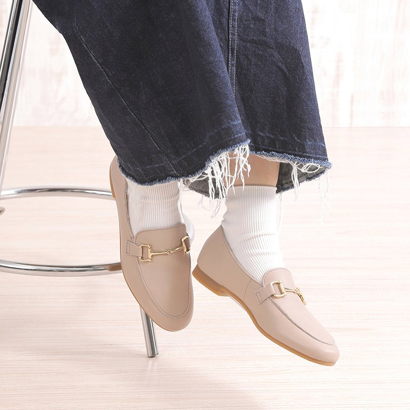 EN Ashinagaojisan EN Ashinagaojisan New standard, soft to wear, bit mocha loafers