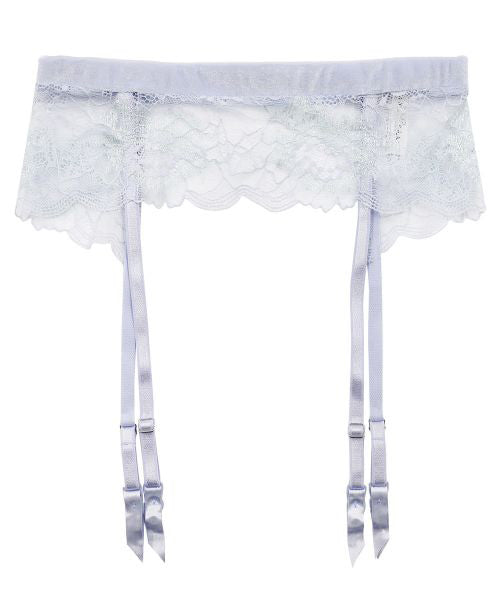 安布拉 ANNEBRA 輕柔天鵝絨 蕾絲吊襪帶