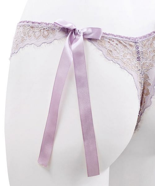 アンブラ ANNEBRA Bouquet2 バックリボンショーツ【返品不可商品】 （バイオレット） バイオレット