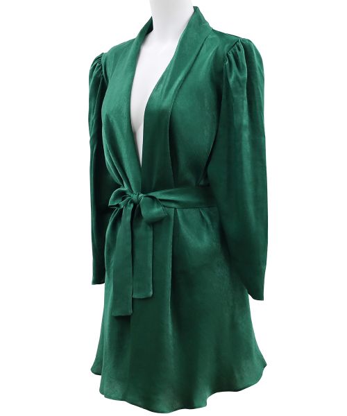 アンブラ ANNEBRA Sensual パワーショルダーガウン （Green） Green
