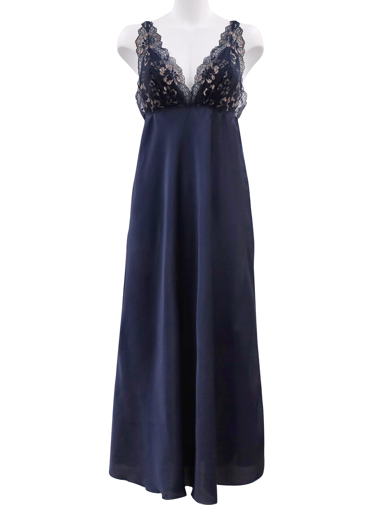 アンブラ ANNEBRA Waltz レースコンビロングドレス （Navy） Navy