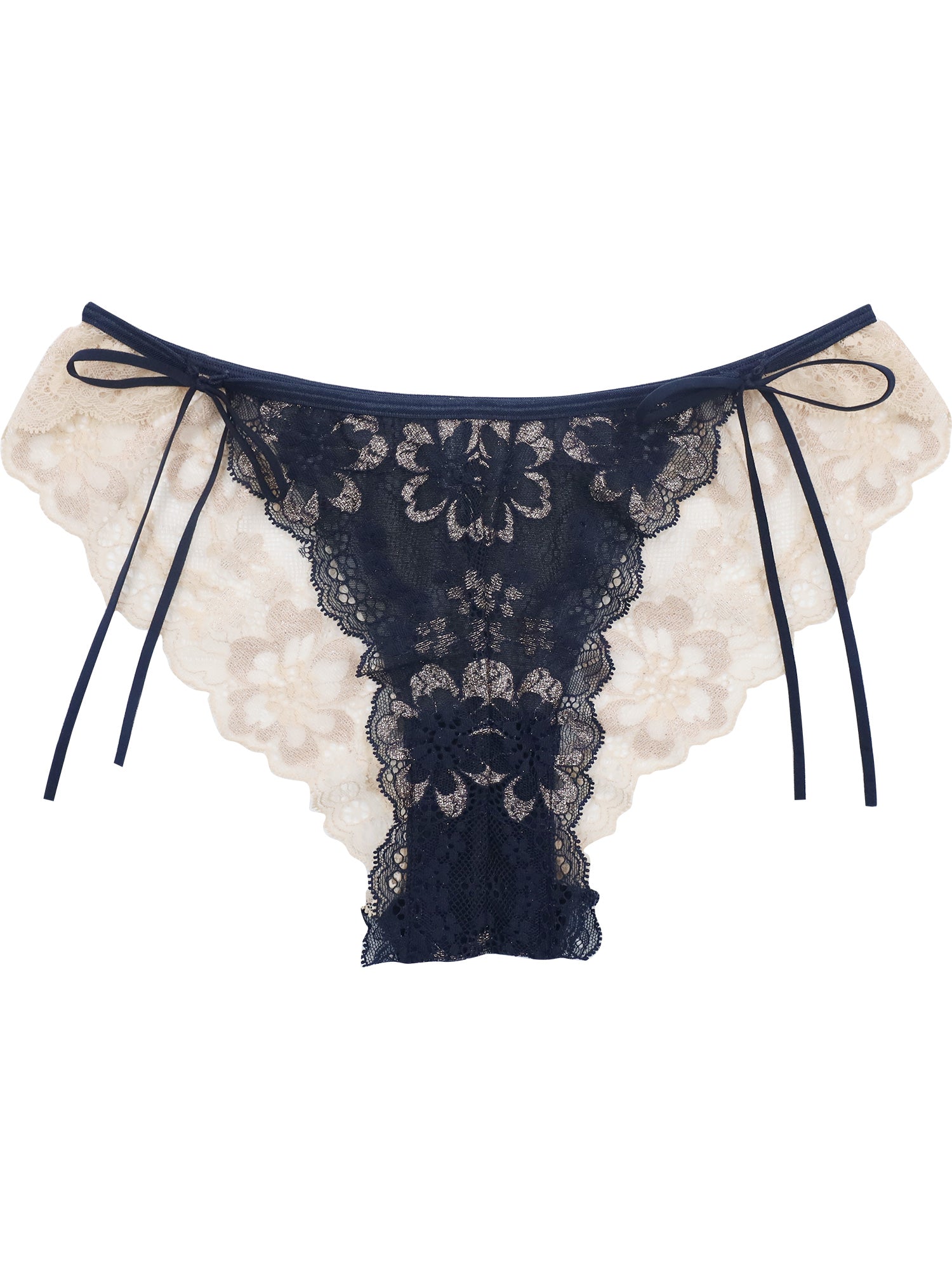 アンブラ ANNEBRA Waltz サイドリボンレースショーツ 【返品不可商品】 （Navy） Navy