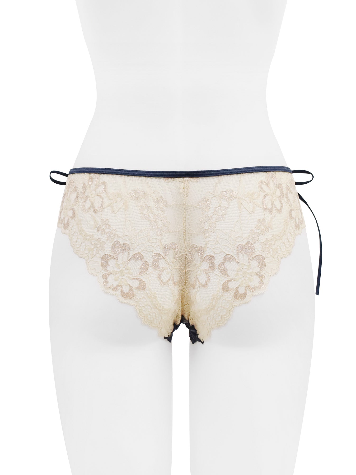 アンブラ ANNEBRA Waltz サイドリボンレースショーツ 【返品不可商品】 （Navy） Navy
