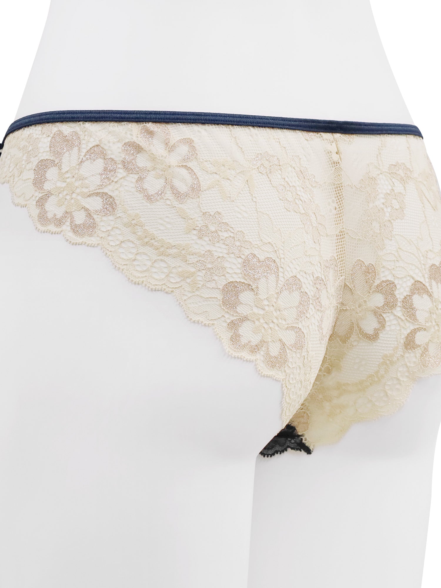 アンブラ ANNEBRA Waltz サイドリボンレースショーツ 【返品不可商品】 （Navy） Navy
