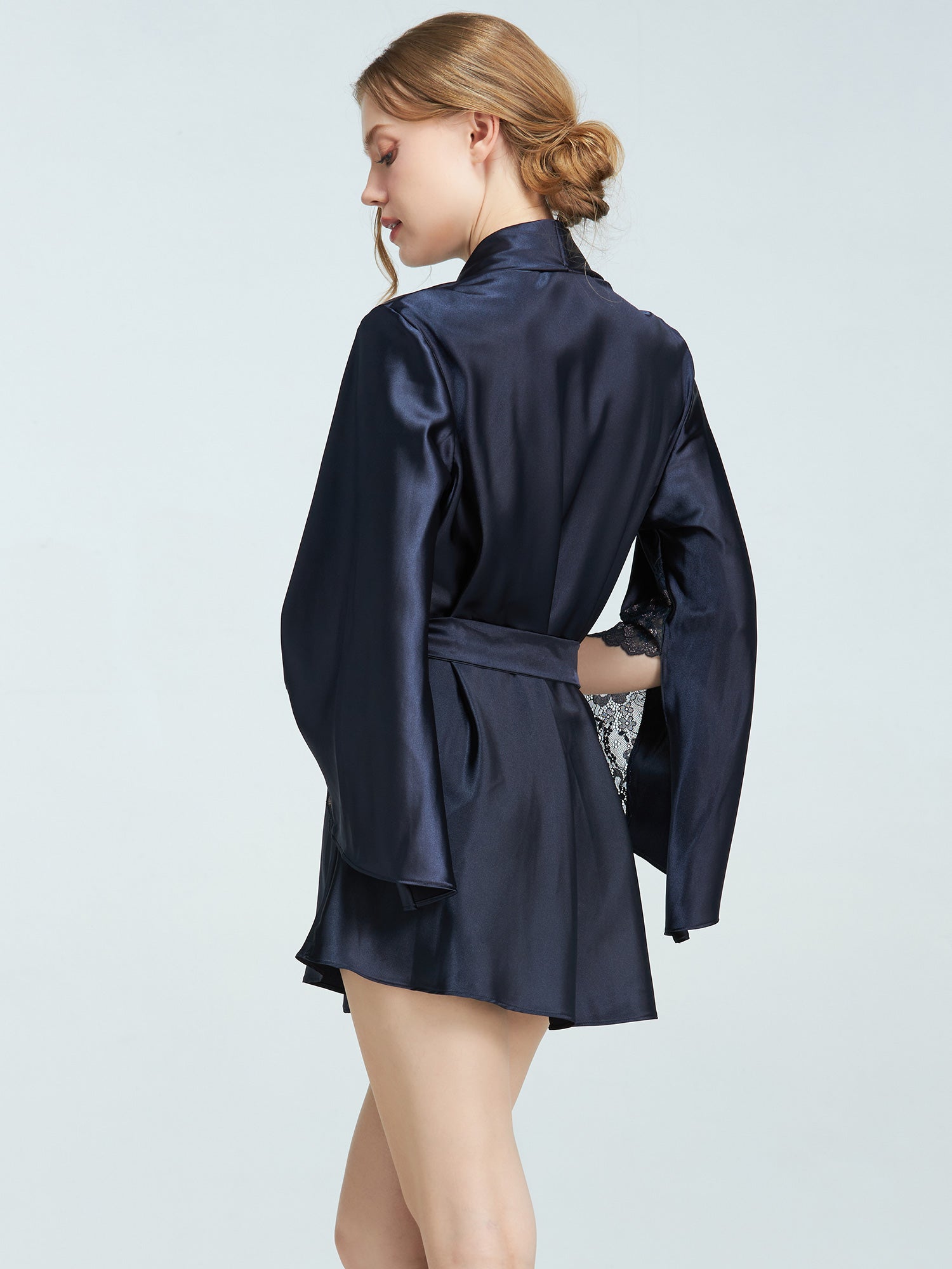 アンブラ ANNEBRA Waltz レースコンビガウン （Navy） Navy