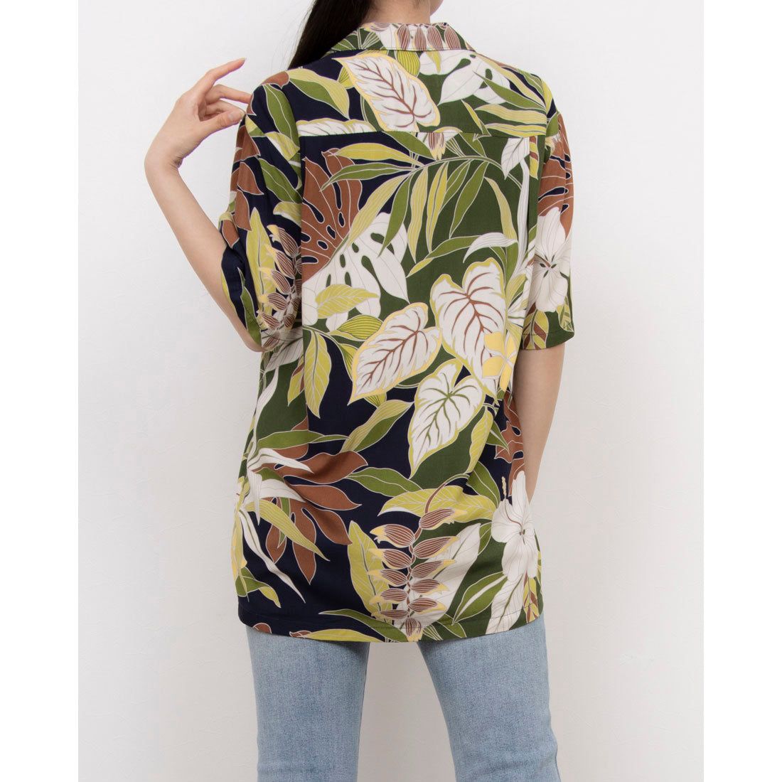 エンライトメント ENLIGHTENMENT S/S HAWAIIAN SHIRT （ブラック） ブラック