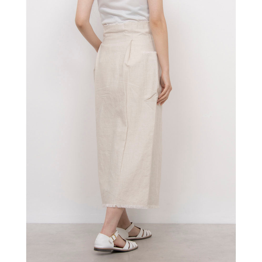 エンライトメント ENLIGHTENMENT FRINGE WRAP SKIRT （ベージュ） ベージュ