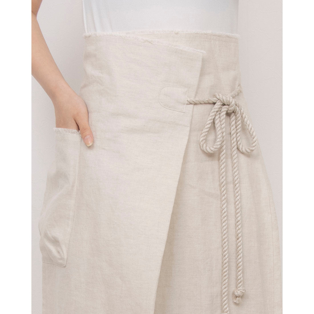 エンライトメント ENLIGHTENMENT FRINGE WRAP SKIRT （ベージュ） ベージュ