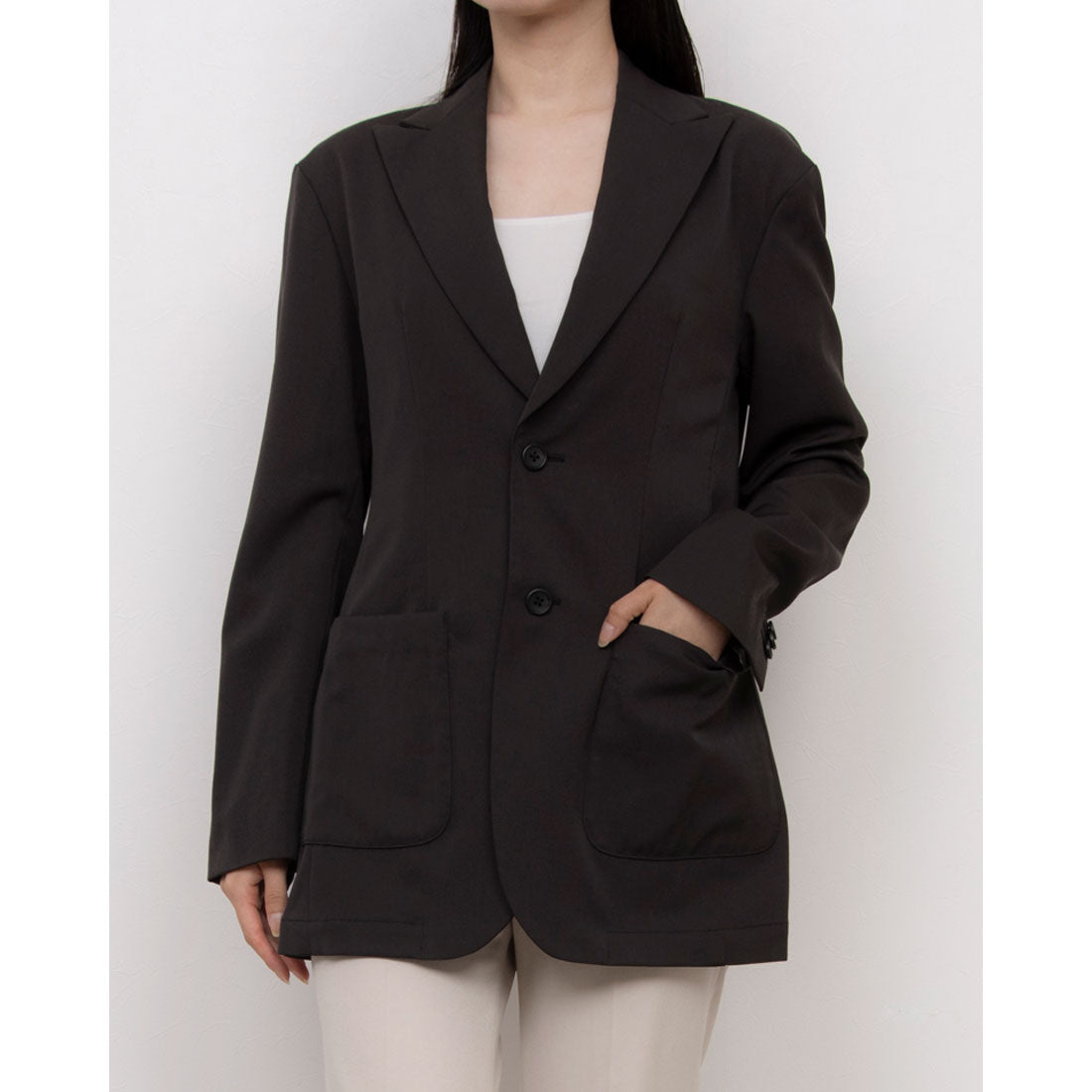 エンライトメント ENLIGHTENMENT N WOOL JACKET （ブラック） ブラック
