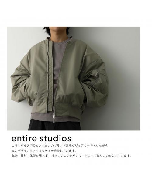 エンタイアスタジオ ENTIRE STUDIOS ENTIRE STUDIOS パーカー ETERNAL ZIP ES2202 ジップアップ （CORK/ベージュ） CORK/ベージュ