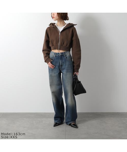 エンタイアスタジオ ENTIRE STUDIOS ENTIRE STUDIOS パーカー CROPPED FULL ZIP ES2156 ジップアップ （WASHEDBLACK/ブラック） WASHEDBLACK/ブラック
