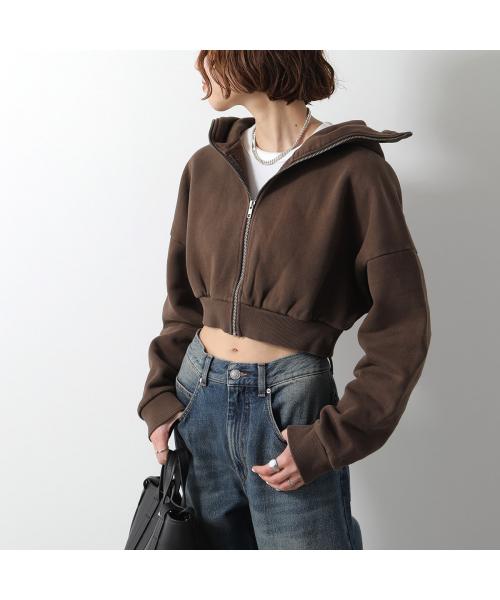 エンタイアスタジオ ENTIRE STUDIOS ENTIRE STUDIOS パーカー CROPPED FULL ZIP ES2156 ジップアップ （WASHEDBLACK/ブラック） WASHEDBLACK/ブラック