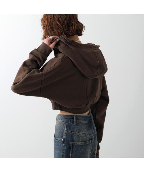 エンタイアスタジオ ENTIRE STUDIOS ENTIRE STUDIOS パーカー CROPPED FULL ZIP ES2156 ジップアップ （WASHEDBLACK/ブラック） WASHEDBLACK/ブラック