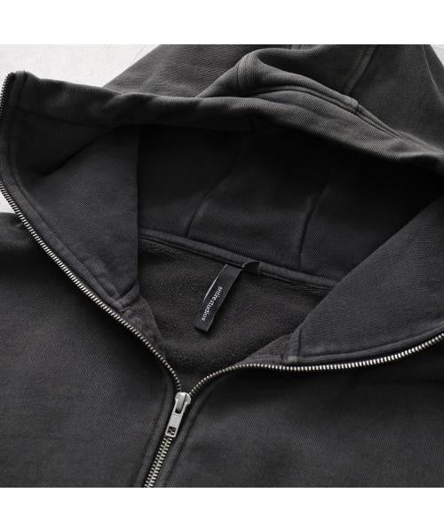 エンタイアスタジオ ENTIRE STUDIOS ENTIRE STUDIOS パーカー CROPPED FULL ZIP ES2156 ジップアップ （WASHEDBLACK/ブラック） WASHEDBLACK/ブラック