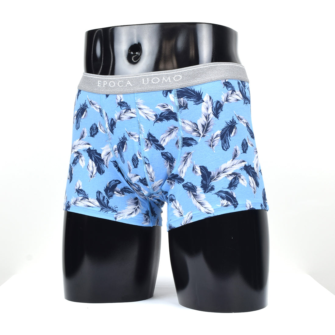 エポカ ウォモ EPOCA UOMO LL)前閉プリントボクサー 【返品不可商品】 （サックス） サックス