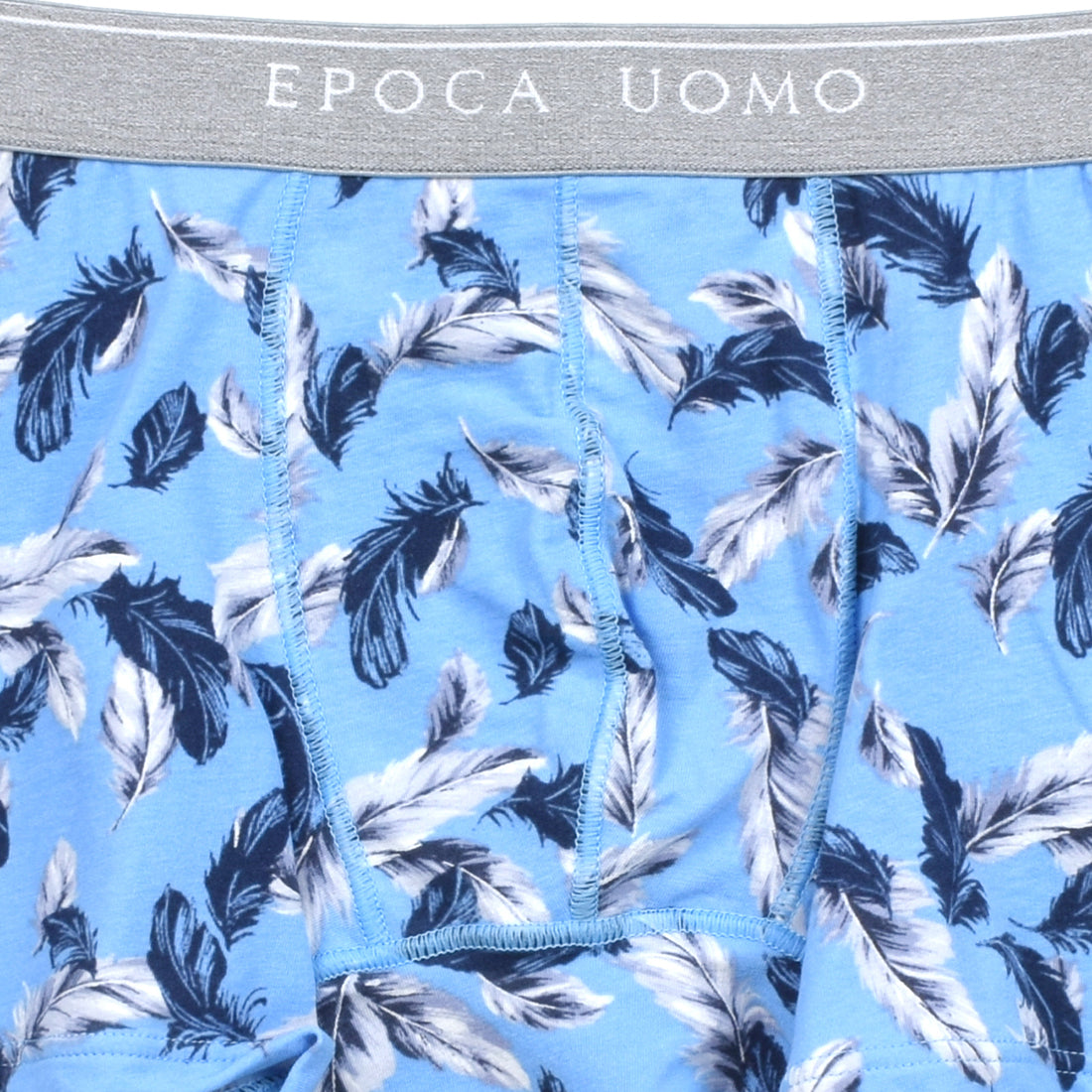 エポカ ウォモ EPOCA UOMO 前閉プリントボクサー 【返品不可商品】 （サックス） サックス