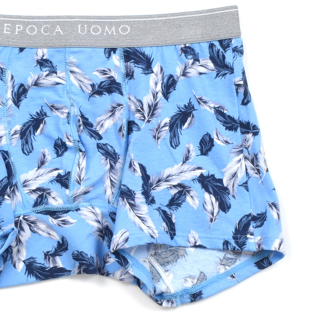 エポカ ウォモ EPOCA UOMO 前閉プリントボクサー 【返品不可商品】 （サックス） サックス