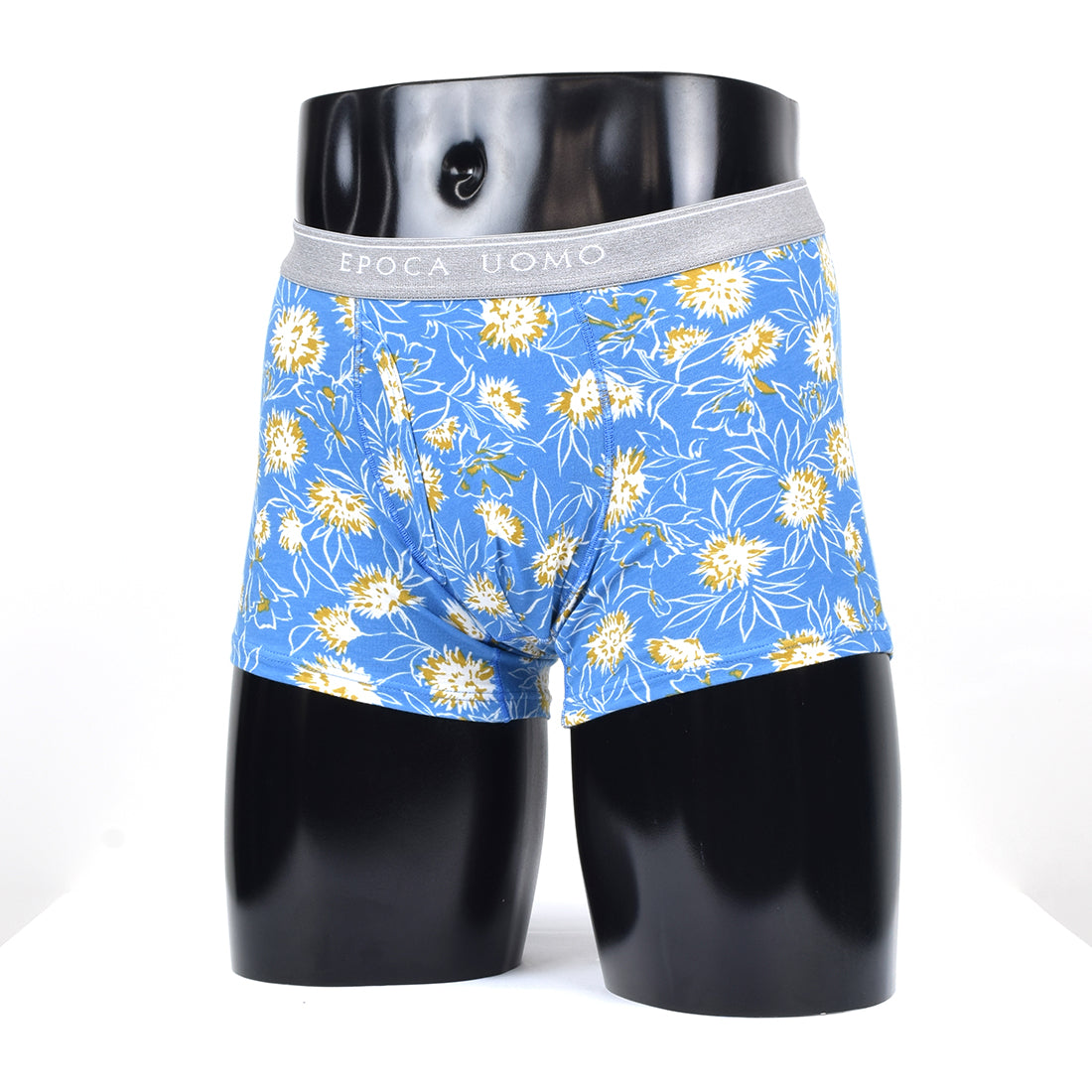 エポカ ウォモ EPOCA UOMO 前開プリントボクサー 【返品不可商品】 （ブルー） ブルー