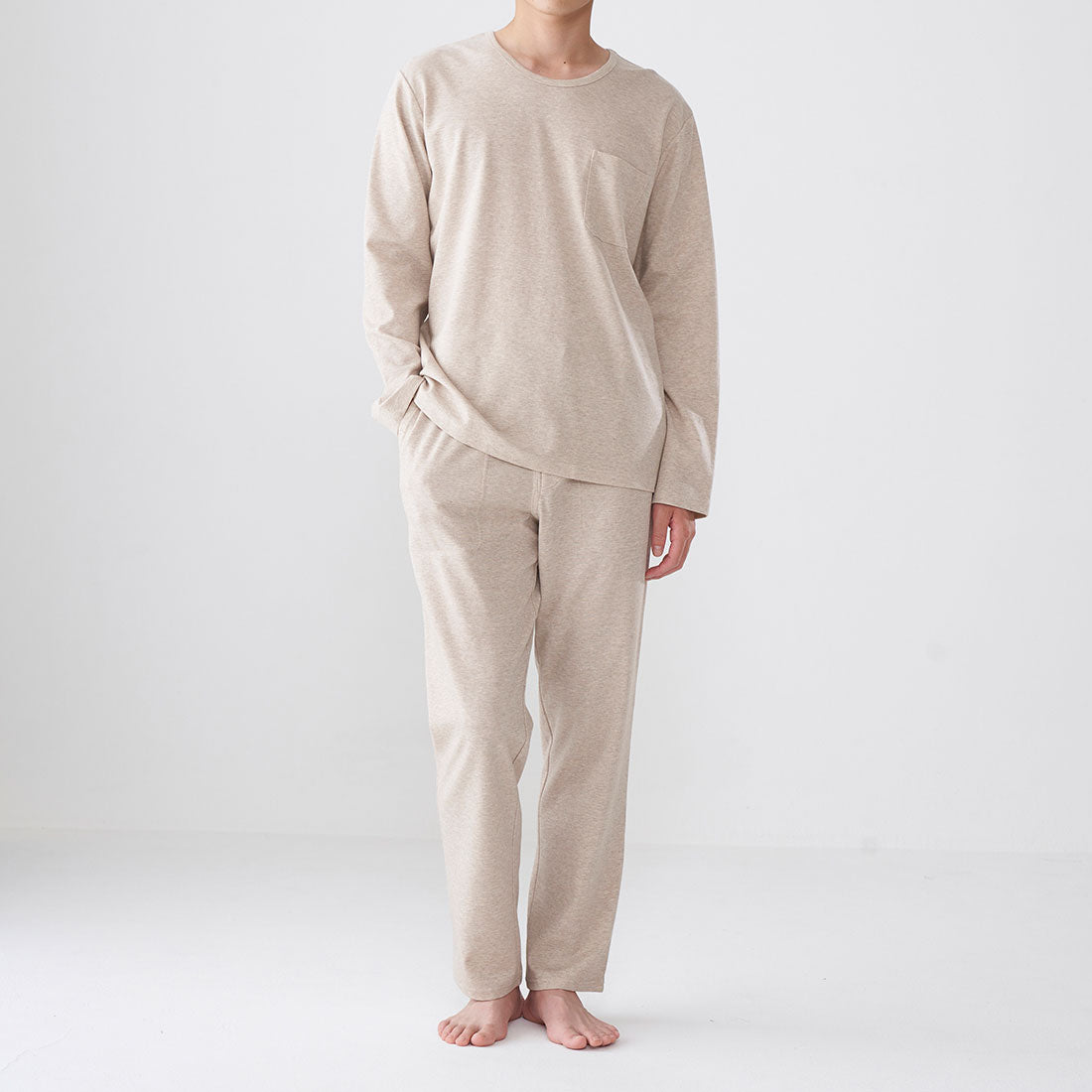 エポカ ウォモ EPOCA UOMO 前開きロングテーパードパンツ