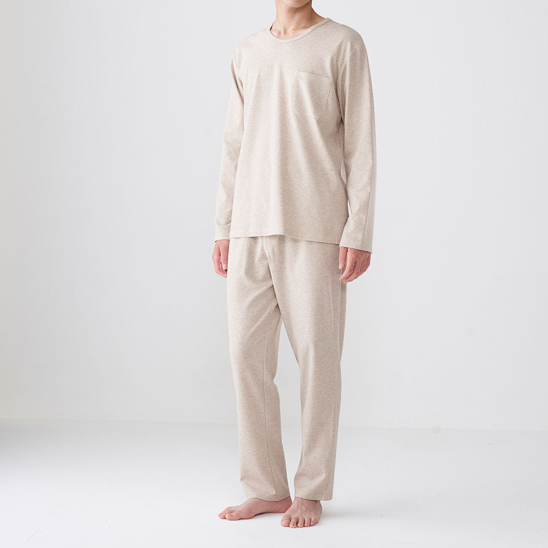 エポカ ウォモ EPOCA UOMO 前開きロングテーパードパンツ