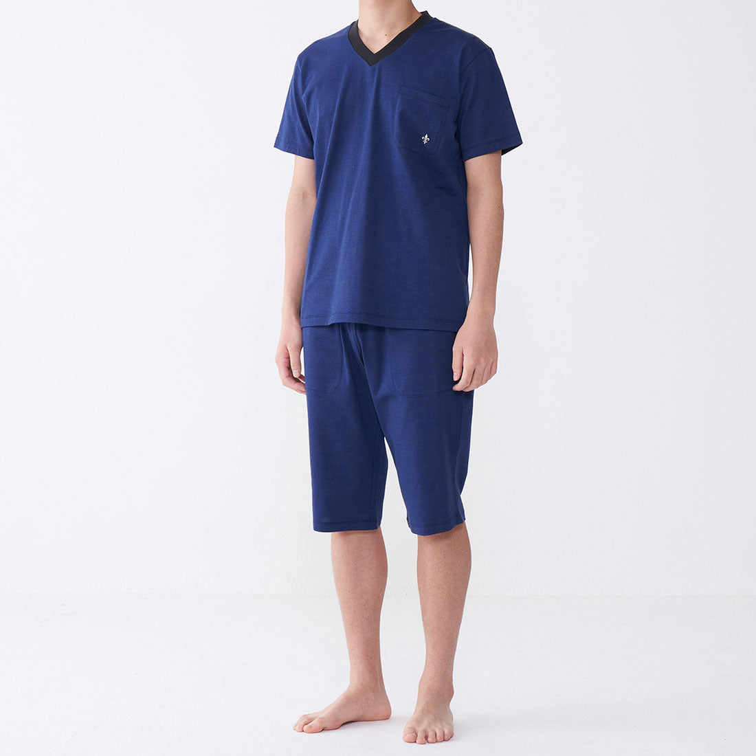 エポカ ウォモ EPOCA UOMO 膝丈ジャージハーフパンツ
