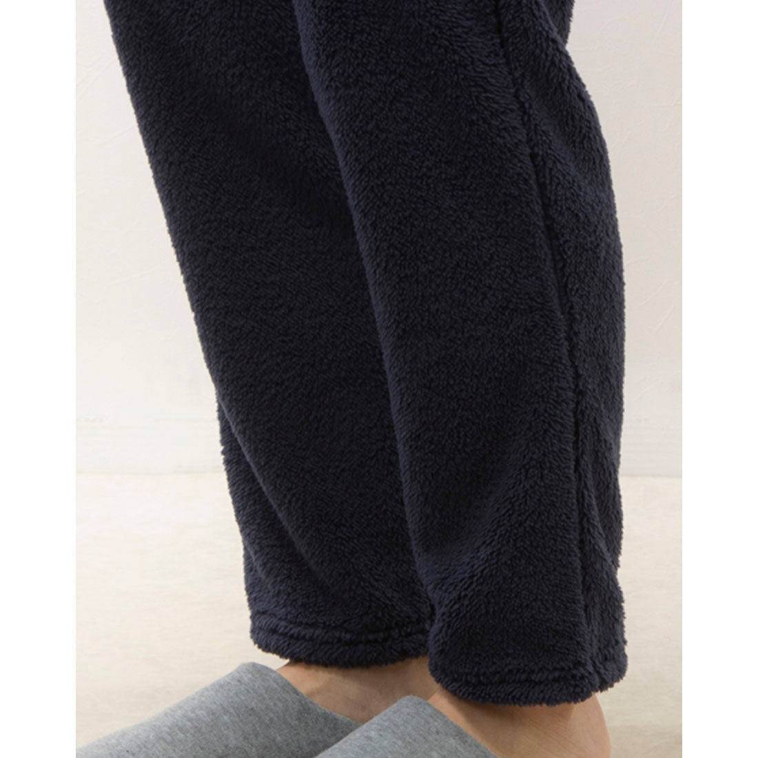 エポカ ウォモ EPOCA UOMO 前閉ボアテーパードパンツ