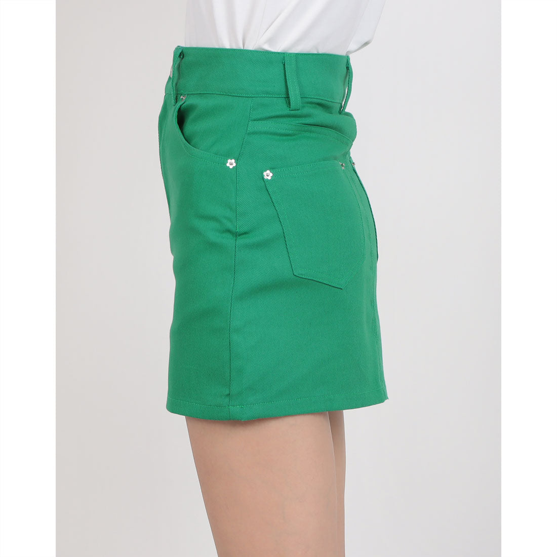 エピミエピミー epimi e'pimmy デニムミニスカート （GREEN） GREEN