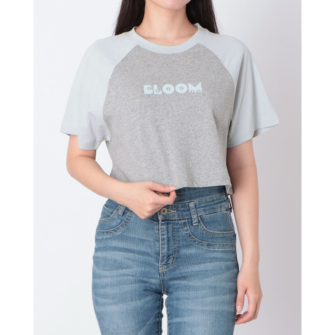 エピミエピミー epimi e'pimmy ラグランスリーブショートTEE （MOKU GRAY） MOKU GRAY