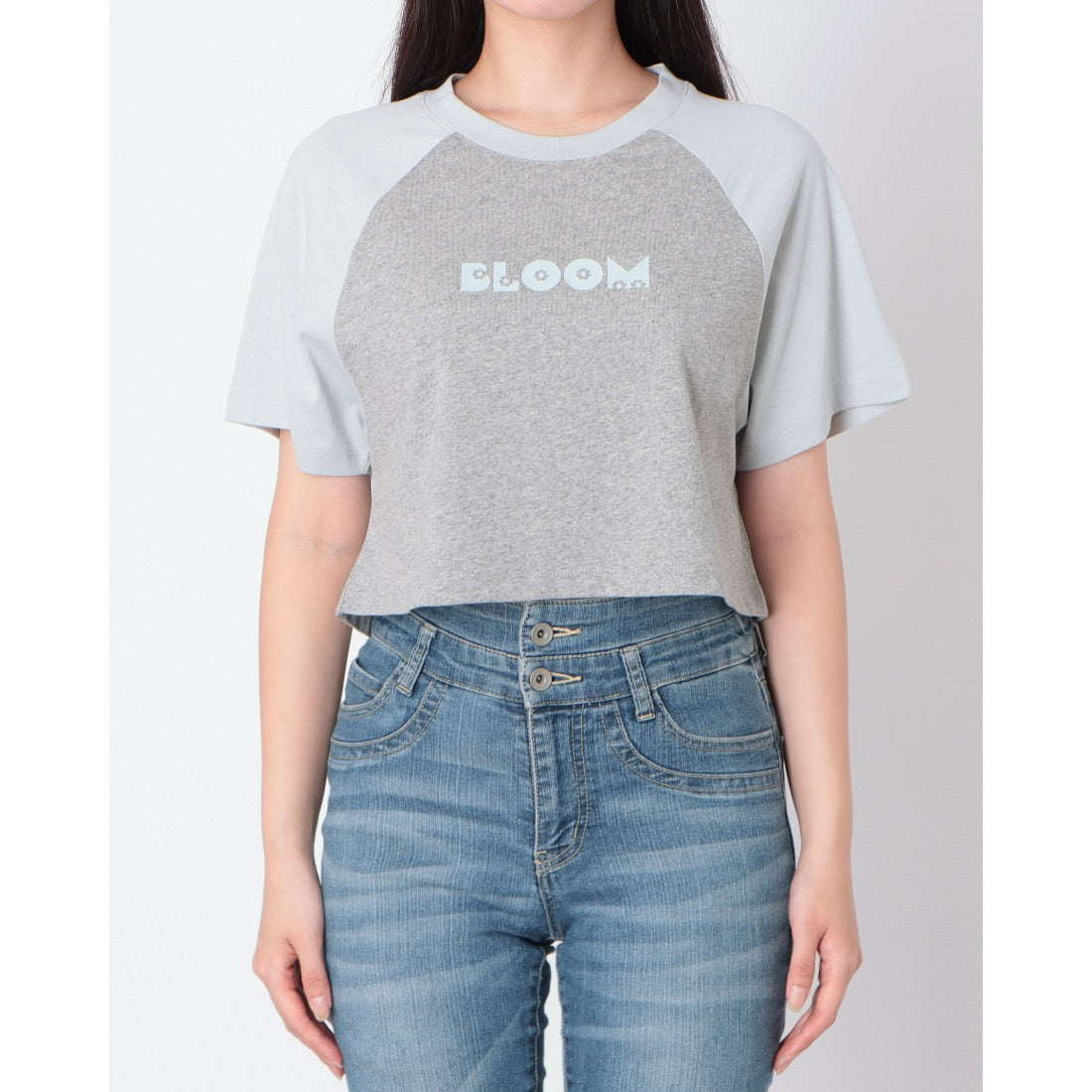エピミエピミー epimi e'pimmy ラグランスリーブショートTEE （MOKU GRAY） MOKU GRAY