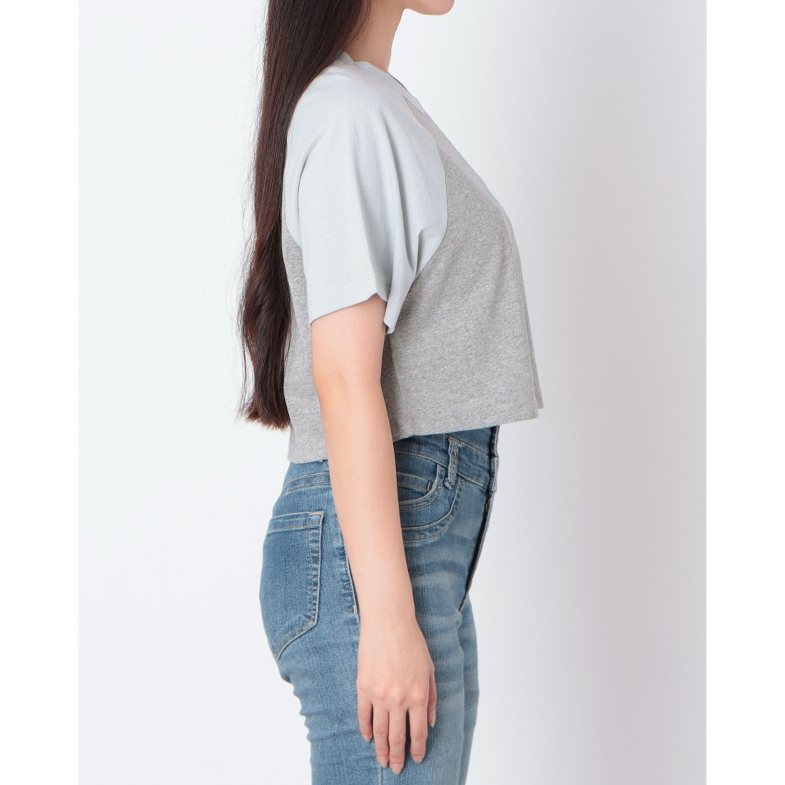 エピミエピミー epimi e'pimmy ラグランスリーブショートTEE （MOKU GRAY） MOKU GRAY