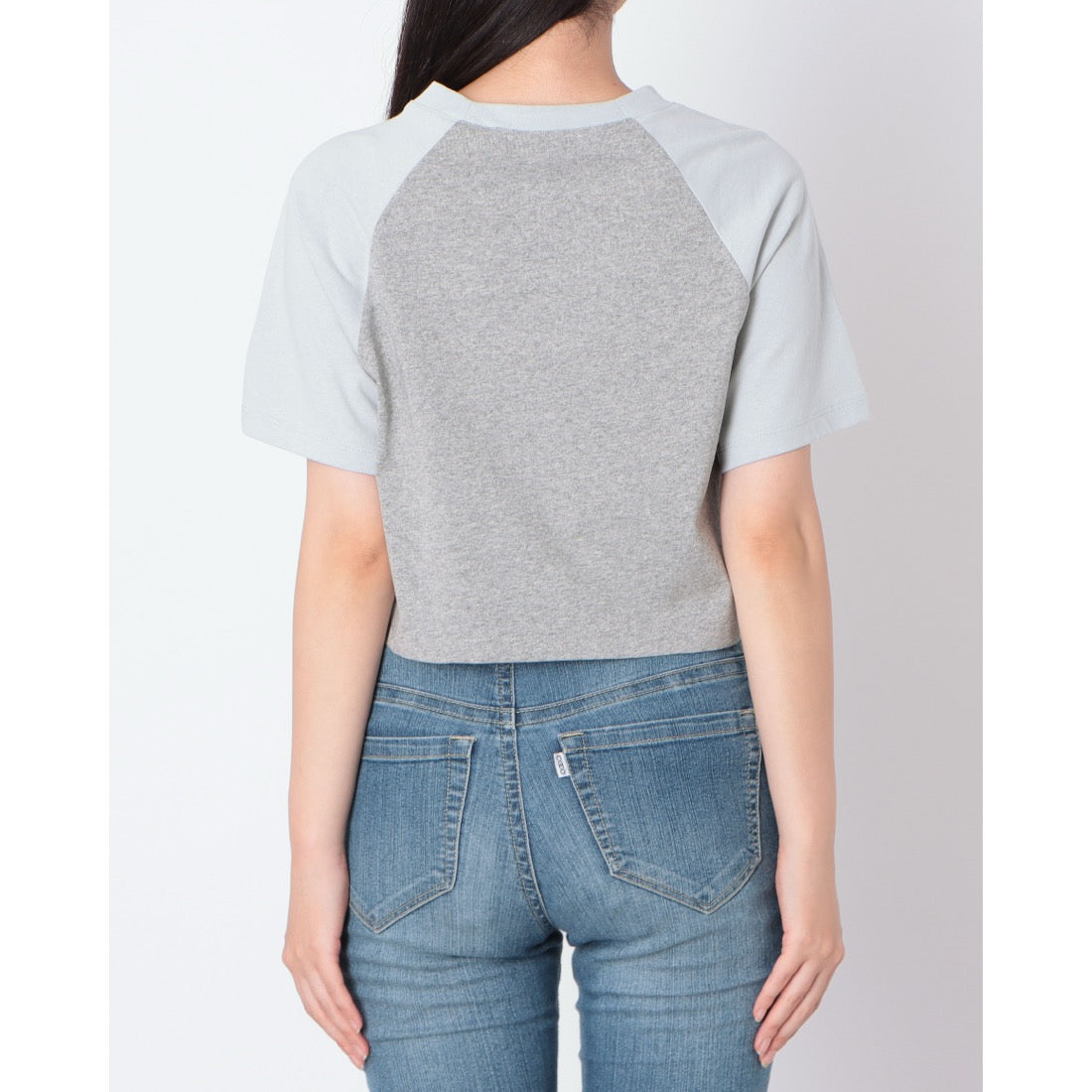 エピミエピミー epimi e'pimmy ラグランスリーブショートTEE （MOKU GRAY） MOKU GRAY