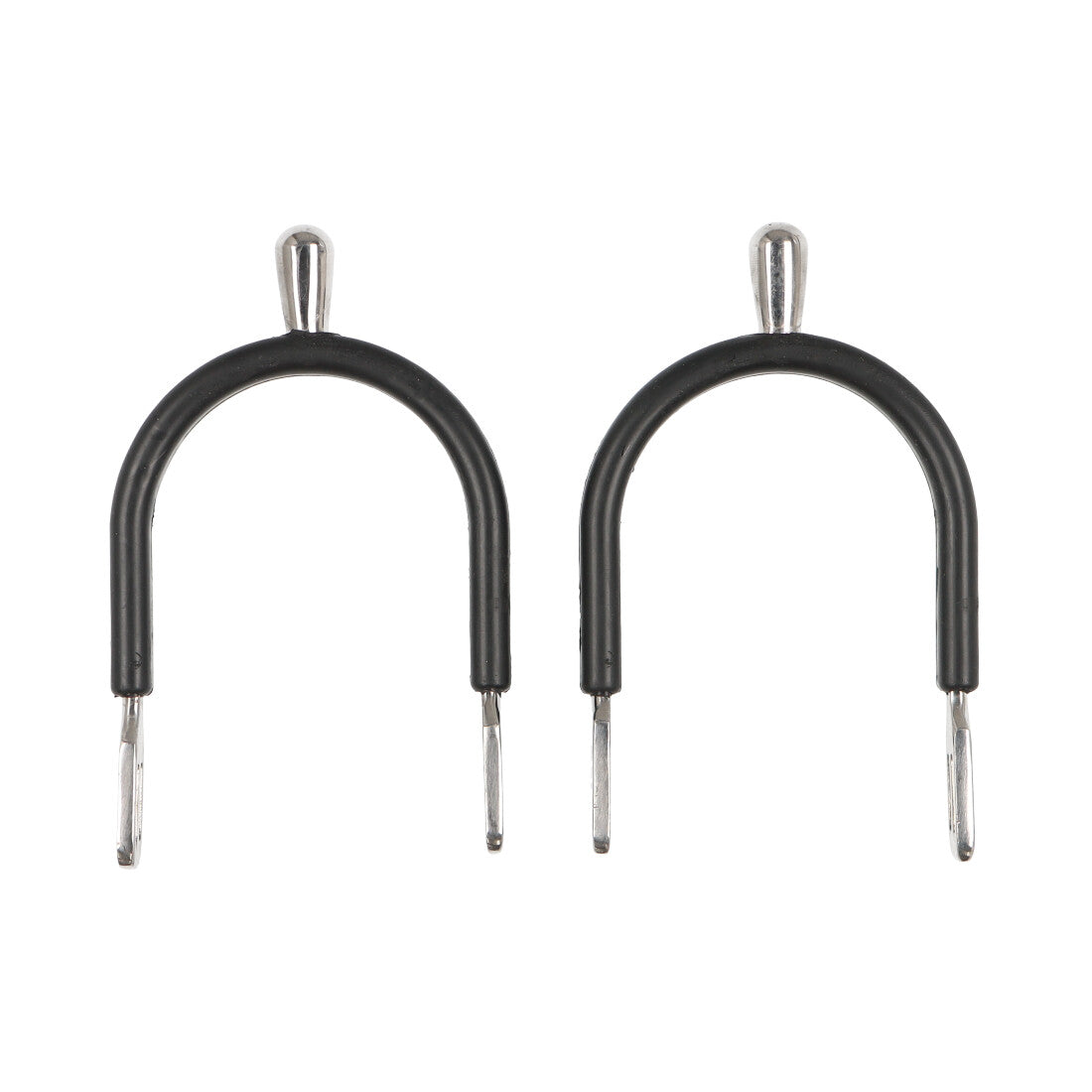 EQULIBERTA Round protrusion rubber covered stainless steel spur