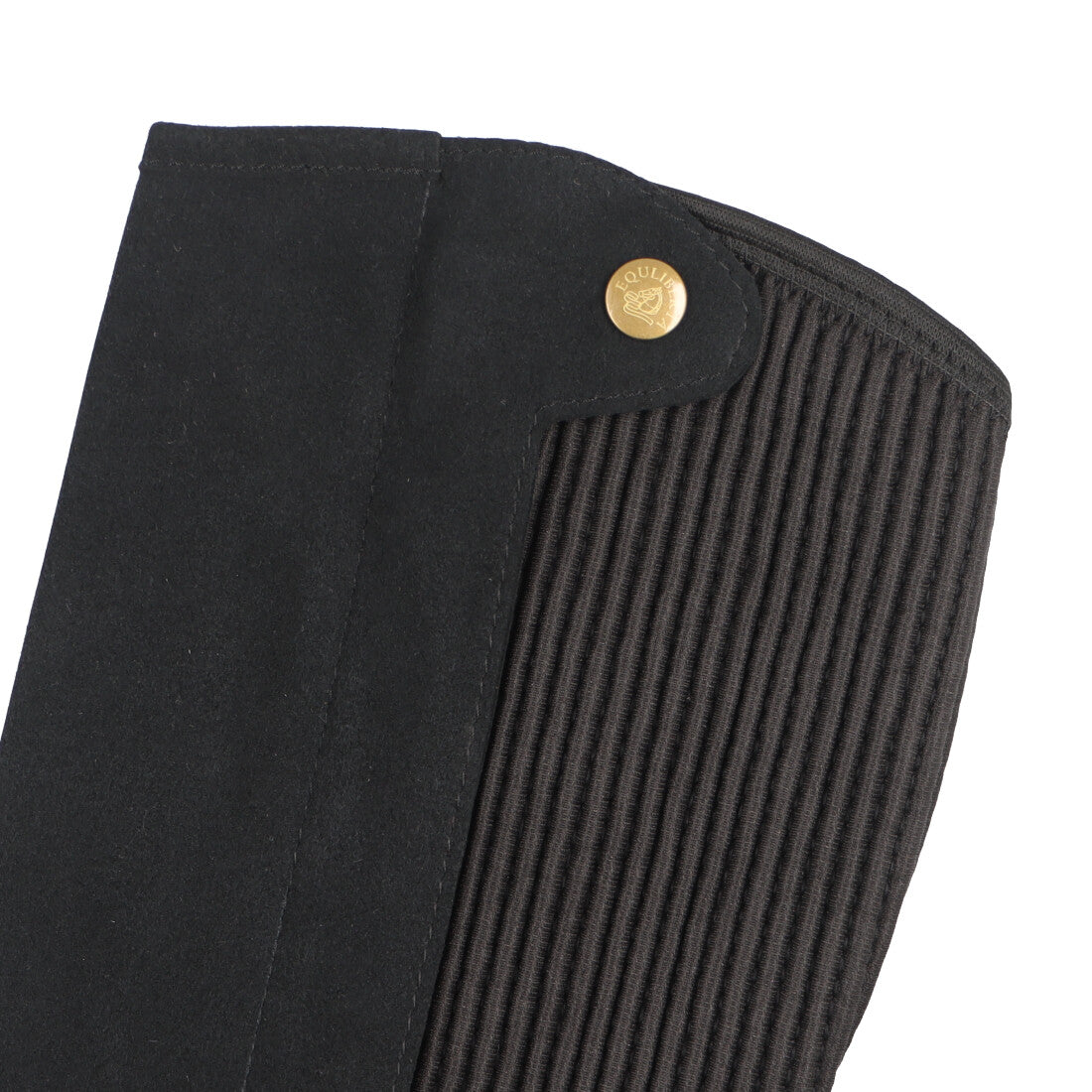 エクリベルタ EQULIBERTA 合皮スエードハーフチャップス