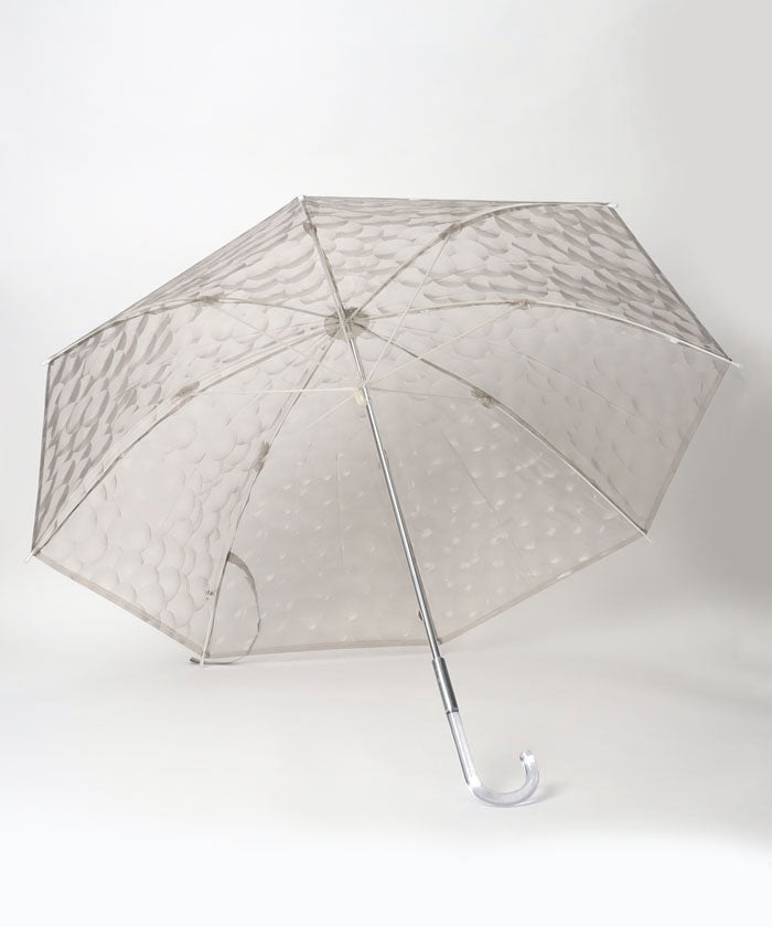 エスタ estaa 透明傘 ”3Dホログラム ドット” （ラベンダー） ラベンダー