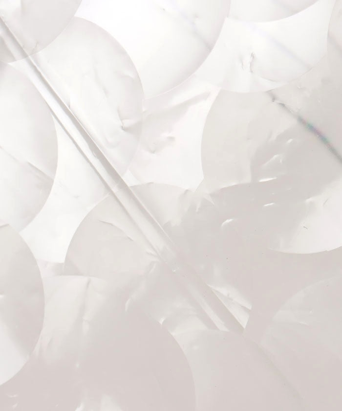 エスタ estaa 透明傘 ”3Dホログラム ドット” （ラベンダー） ラベンダー