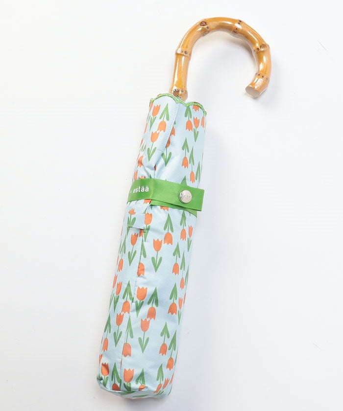 エスタ estaa 晴雨兼用折りたたみ傘 アデリアレトロ×estaa コレック （レッド） レッド