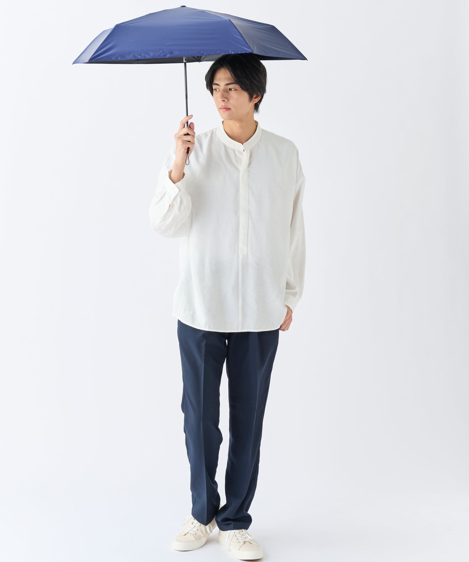 エスタ estaa 【超軽量／約155g～】マジカルテックプロ 遮光率100％ 自動開閉傘 晴雨兼用日傘 UV 50cm （ディープブルー） ディープブルー