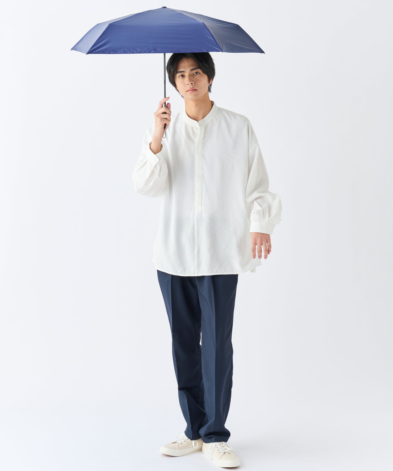 エスタ estaa 【超軽量／約155g～】マジカルテックプロ 遮光率100％ 自動開閉傘 晴雨兼用日傘 UV 50cm （ディープブルー） ディープブルー