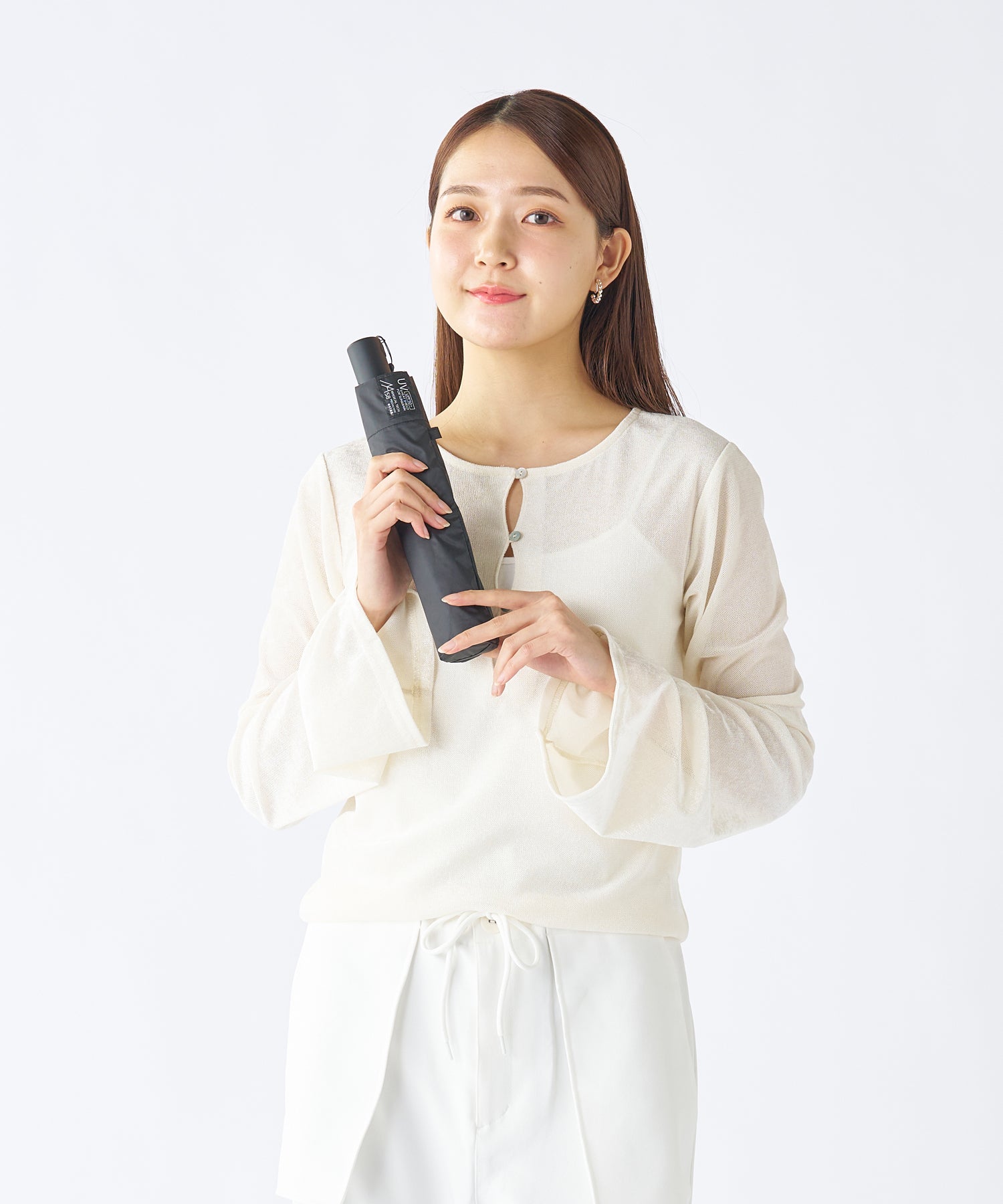 エスタ estaa 【超軽量／約240g～】マジカルテックプロ 遮光率100％ 自動開閉傘 晴雨兼用日傘 UV 58cm （ブラック） ブラック