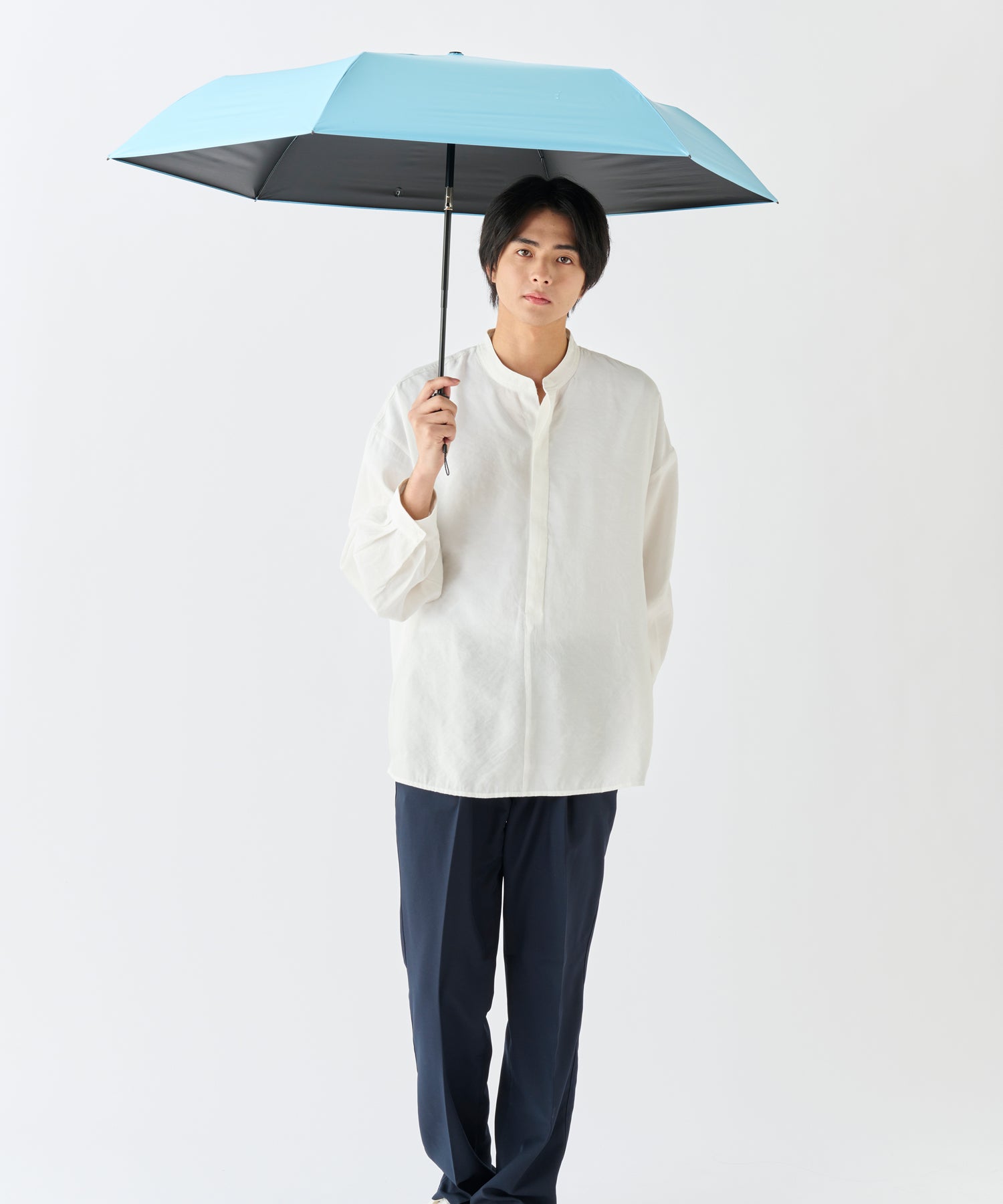 エスタ estaa 【超軽量／約240g～】マジカルテックプロ 遮光率100％ 自動開閉傘 晴雨兼用日傘 UV 58cm （ペールスカイ） ペールスカイ