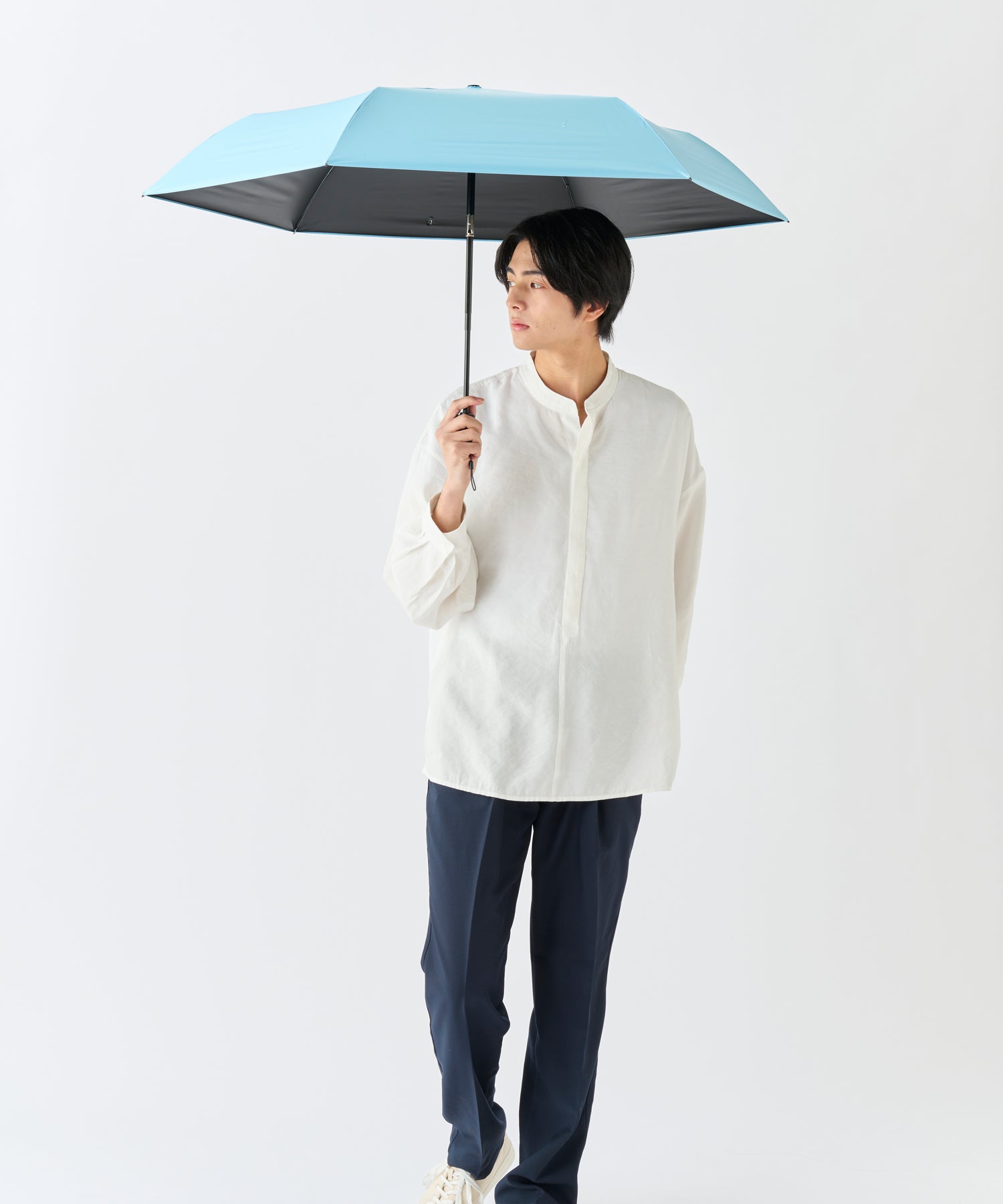 エスタ estaa 【超軽量／約240g～】マジカルテックプロ 遮光率100％ 自動開閉傘 晴雨兼用日傘 UV 58cm （ペールスカイ） ペールスカイ