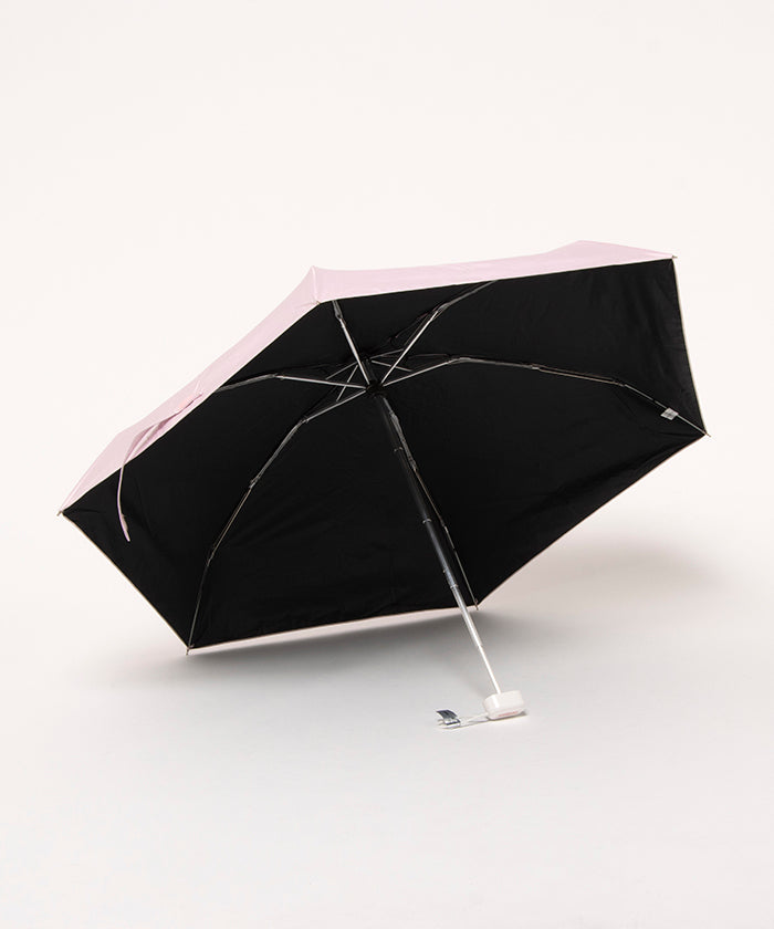 【遮光率100％】ケアベア（TM） CareBears（TM） ケース入り コンパクト 折りたたみ 日傘 CHEER （ペールピンク） ペールピンク