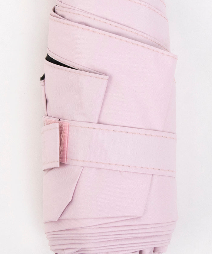 【遮光率100％】ケアベア（TM） CareBears（TM） ケース入り コンパクト 折りたたみ 日傘 CHEER （ペールピンク） ペールピンク