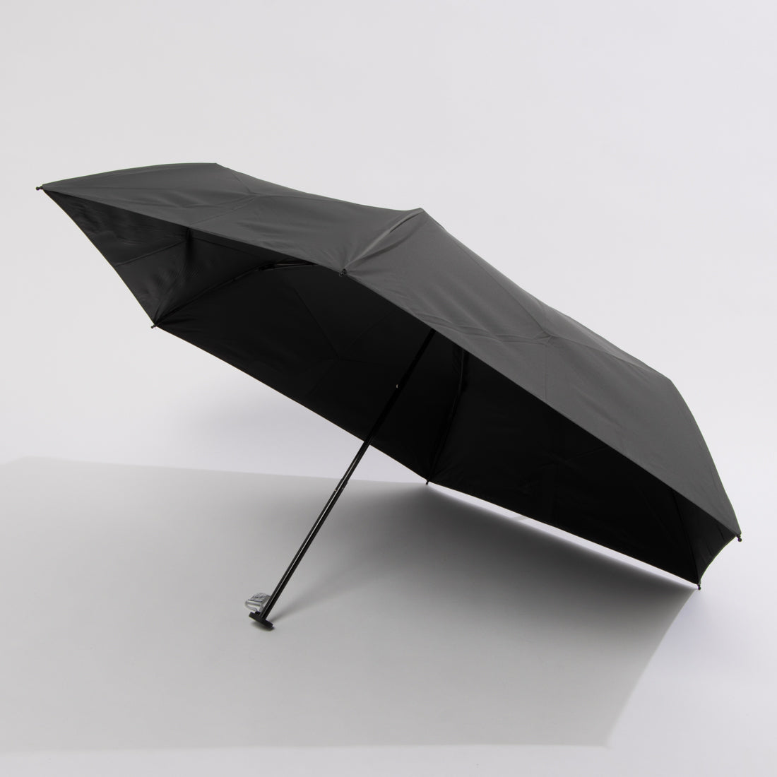 エスタ estaa 【3秒でたためる】晴雨兼用折りたたみ日傘 -urawaza- 1級遮光 遮熱 UV 軽量 ユニセックス （ダークグレー） ダークグレー