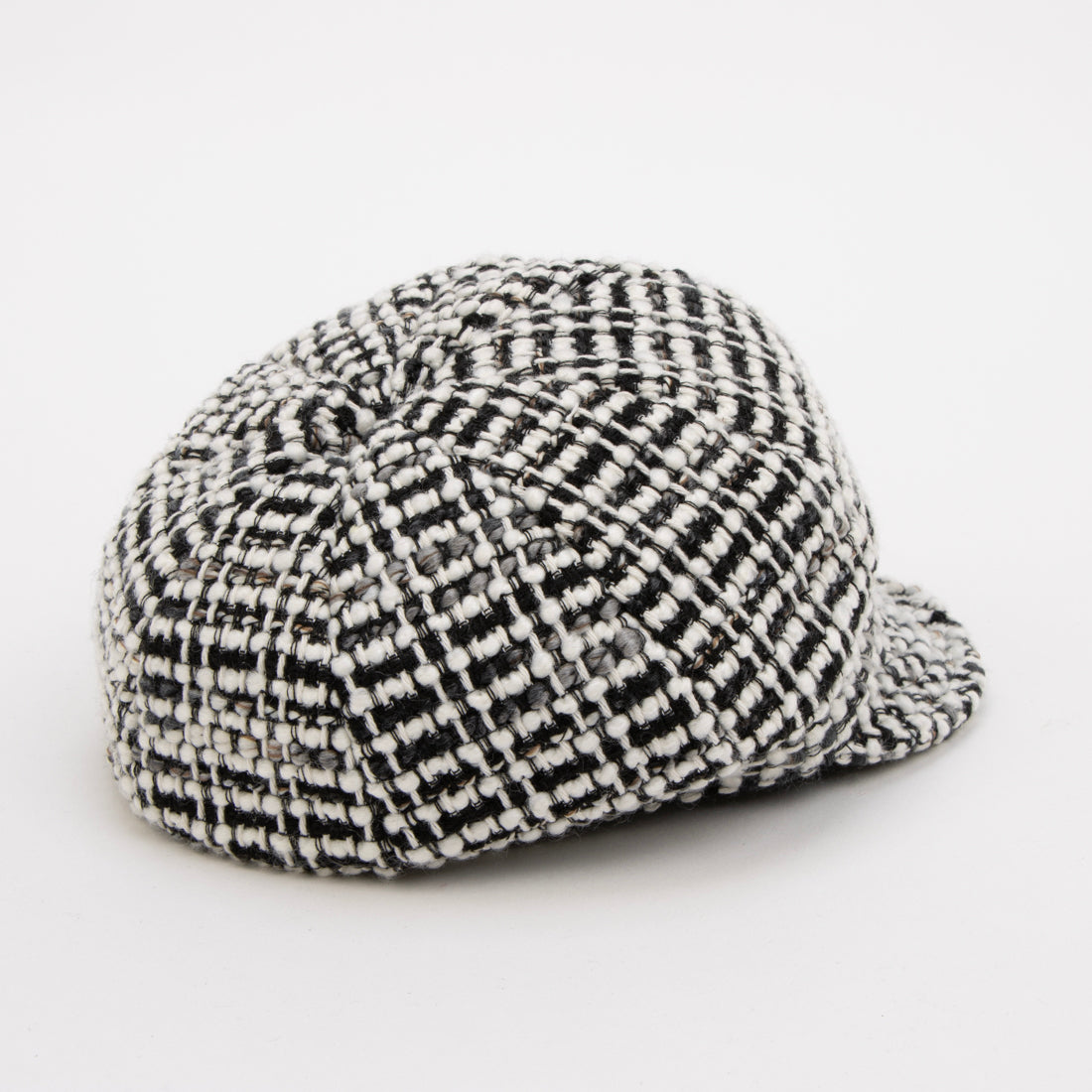 エスタ estaa キャスケット 帽子 ざっくりツイード サイズ調整可 （チャコールグレー） チャコールグレー
