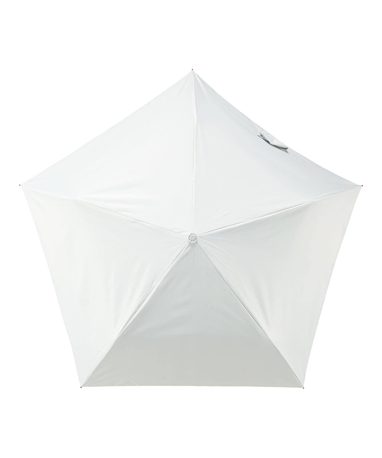 エスタ estaa 折りたたみ雨傘 -Pitaa ハーフカプセル- プレーン 50cm 遮光率100％ 遮熱 UV （ホワイト） ホワイト
