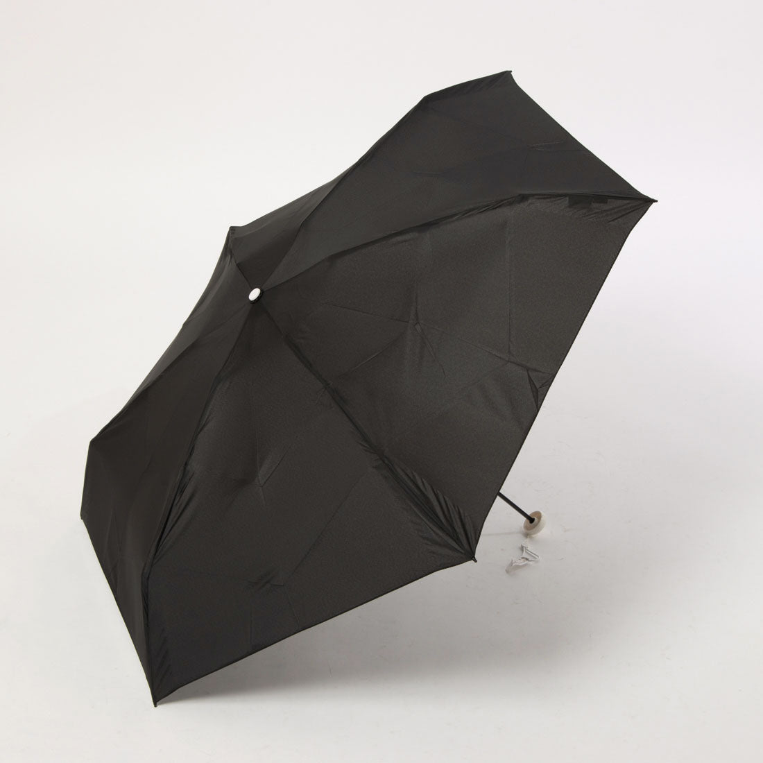 エスタ estaa 折りたたみ雨傘 -urawaza 小町- コンパクト プレーン 50cm UV ユニセックス （ブラック） ブラック