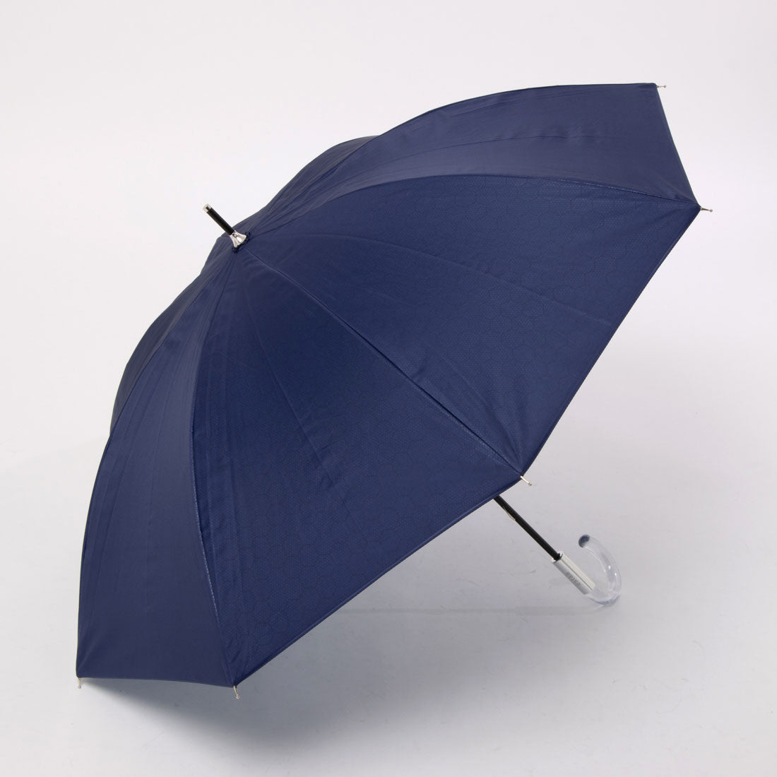 エスタ estaa 【ハニカム断熱パラソル】晴雨兼用日傘 長傘 ロング傘 グラデーション 50cm 遮光 遮熱 UV （ディープブルー） ディープブルー